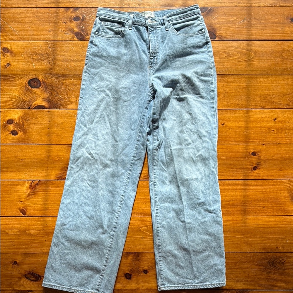 Universal Thread Blue Flare Wide Leg Denim